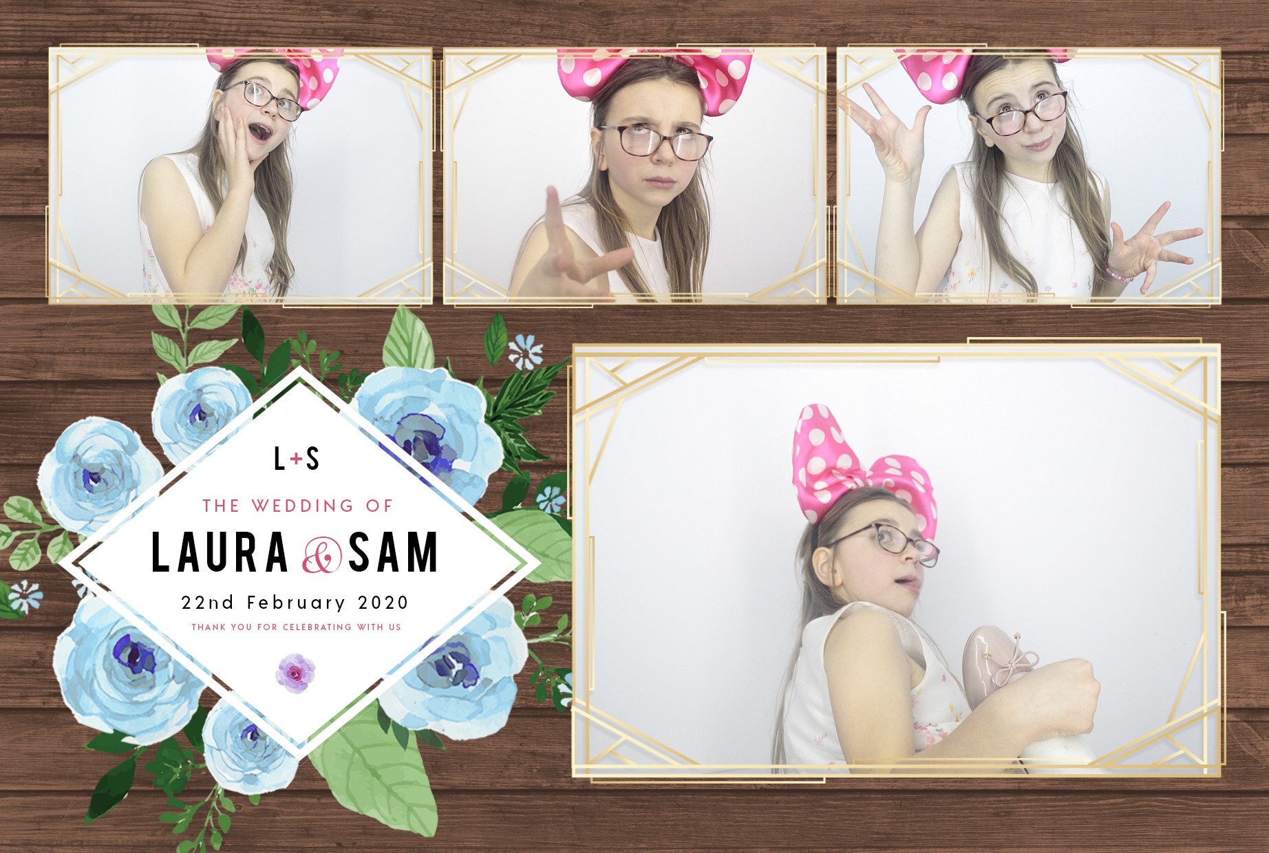 Laura and Sam's Wedding | View more photos from the event at gallery.myphotoboothexperience.co.uk/u/MyPhotoBoothExperienceLtd/Laura-and-Sams-Wedding